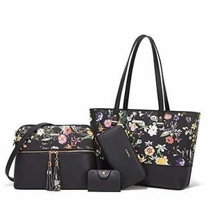 Fashion Leather Bag and Wallet Set